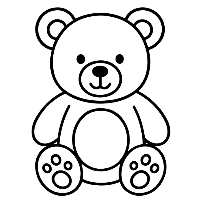 Desenhos de urso para imprimir e colorir - educação infantil (página 1)